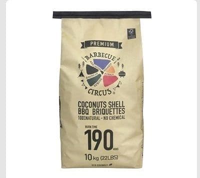 BBQ CIRCUS PREMIUM チャコールブリケット 10kg