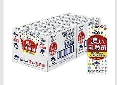 伊藤園 朝のYoo 濃い乳酸菌 200ml×24個