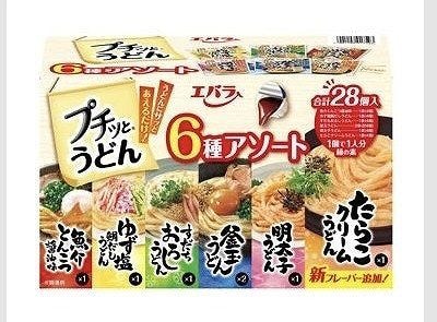 エバラ　プチッとうどん6種アソート　7袋入　計28個入