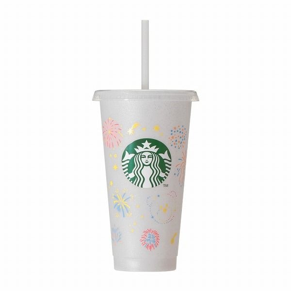 ミステリーカラーチェンジングリユーザブルコールドカップ花火710ml