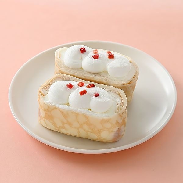 もちっと食感ミルクのクレープ
