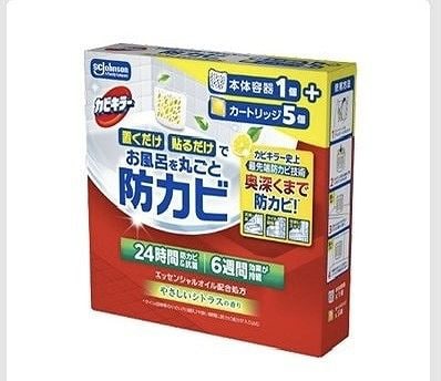 ジョンソン　カビキラー　お風呂を丸ごと防カビ　シトラス　本体1個+替え5個