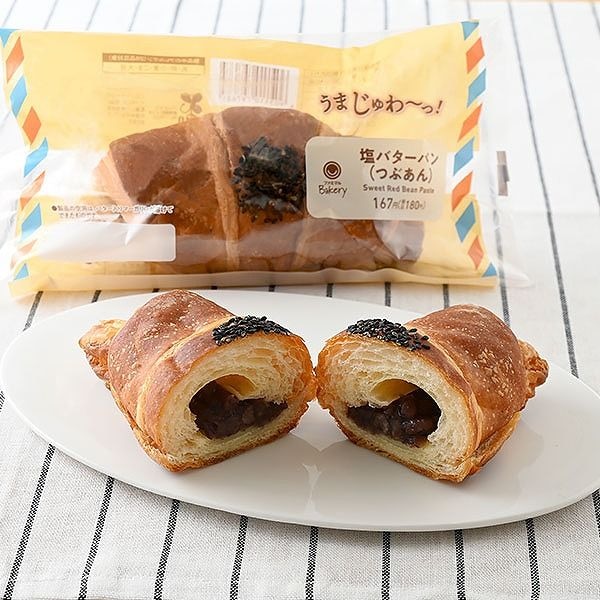塩バターパン(つぶあん)