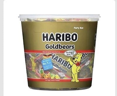 ハリボー　ミニゴールドベアードラム　1,000g