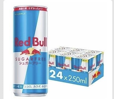 レッドブル エナジードリンク シュガーフリー　250ml×24缶