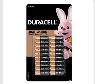 DURACELLアルカリ単3乾電池　40本パック