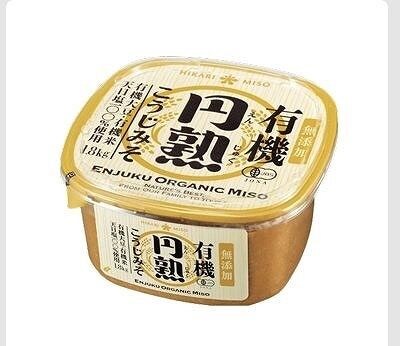 ひかり味噌　有機円熟こうじみそ　1.8kg