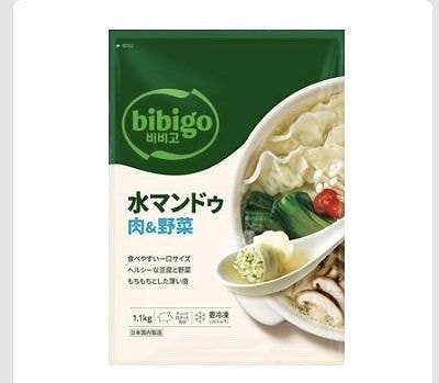 CJ bibigo 水マンドゥ肉&野菜 1.1kg
