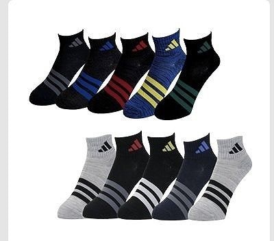 adidas ボーイズ ソックス 5足組 サイズ19.0-21.0cm/21.0-23.0cm