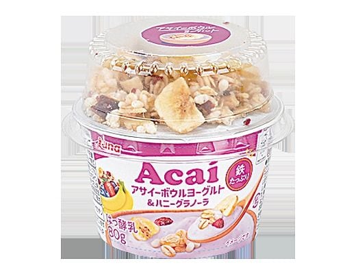 日本ルナ株式会社 アサイーボウルヨーグルト&ハニーグラノーラ