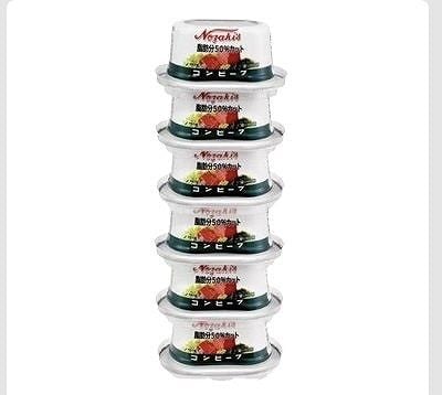 ノザキ　コンビーフ　脂肪分　50％カット　80g×6個