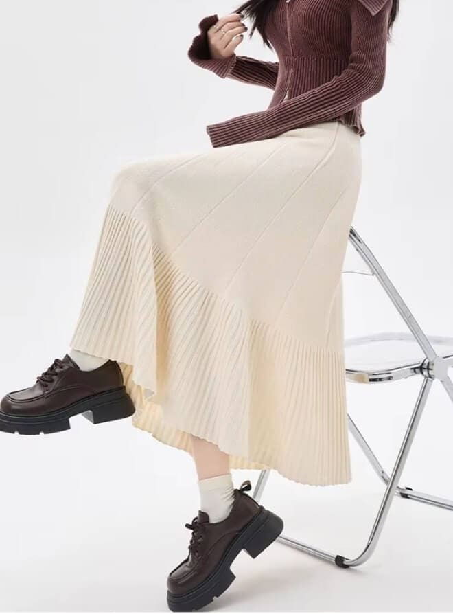 ニットロングスカート