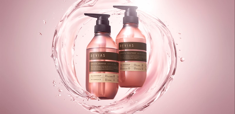 ホーユーから新ブランド「REVIAS」誕生！ ケラチン高配合の“補修型シャンプー”が、期待値を余裕で超えてくる♡