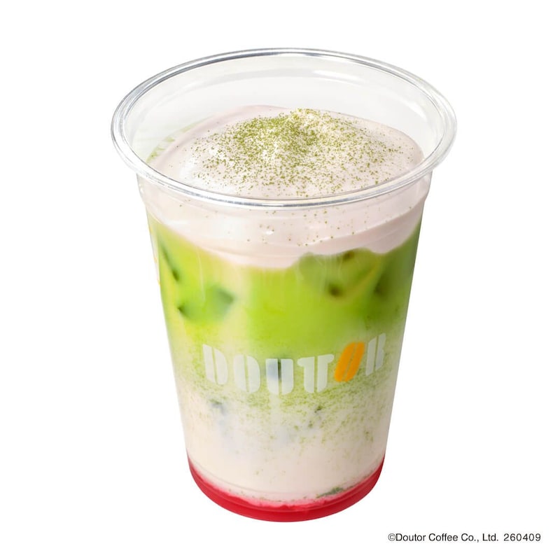 苺抹茶ラテ