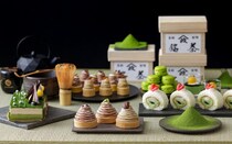 ホテルニューオータニ大阪の秋のスイーツビュッフェ。3種の栗を食べ比べるモンブラン、老舗「山政小山園」の抹茶スイーツなど