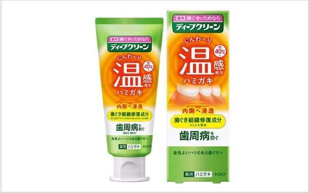 花王のディープクリーンから、温感持続処方で磨くだけでじんわり心地よい「ディープクリーン 薬用温感ハミガキ」が発売