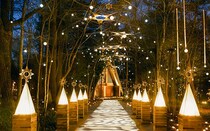 「軽井沢高原教会 星降る森のクリスマス」開催！幻想的なクリスマスツリーや、大切な人にメッセージを綴る体験も