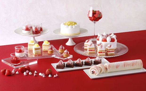 ホテルニューオータニ 東京で毎年人気のいちごスイーツビュッフェが今年も開催。新スーパーあまおうショートケーキ、タルトなど