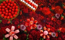 ホテルニューオータニ大阪の“恋するいちご”がテーマのスイーツビュッフェ。新スーパーあまおうショートケーキやパンケーキも