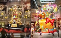 横浜みなとみらいで「トムとジェリー」が主役のホリデーイベント開催。華やかなメインツリー、巨大なバルーンオブジェも