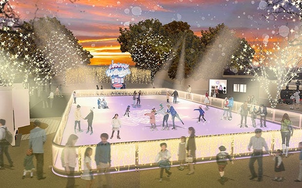横浜・山下公園に、幻想的なスケートリンクが登場する「Winter Wonder Park Yokohama 2025-26」。フードトラックも