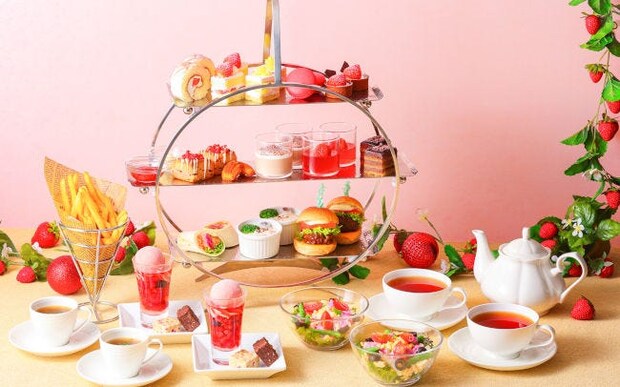 ホテルニューオータニ幕張に、いちご＆チョコレートが主役のアフタヌーンティーが登場。ショートケーキやタルト、オペラなど