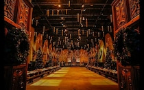 400本ものキャンドルがホグワーツ大広間の天井に浮かび上がる！クリスマス期間限定「ホグワーツ・イン・ザ・スノー」