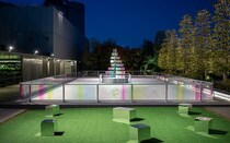 GINZA SIXのクリスマスプロモーション「Reflection Eternal」。屋上庭園のスケートリンクや特別メニューも