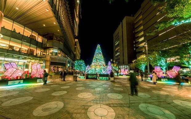 東京ミッドタウン日比谷「HIBIYA Magic Time Illumination 2025」