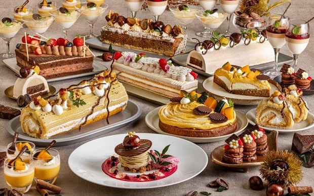 横浜ベイシェラトン ホテル＆タワーズ 秋のナイトスイーツビュッフェ。栗・芋・かぼちゃと濃厚ショコラを合わせたスイーツが登場