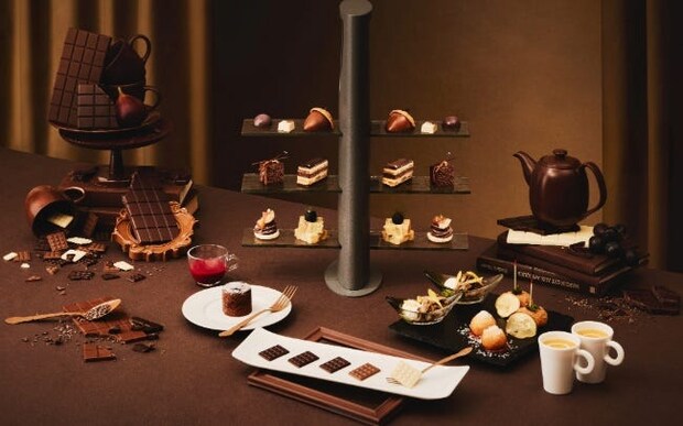 THE THOUSAND KYOTO(ザ・サウザンド京都)の秋アフタヌーンティー。チョコレートの食べ比べ、フォンダンショコラ、オペラなど