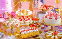 ニューオータニ大阪のスイーツビュッフェ。あまおうショートケーキやジュエリーがテーマのキラキラスイーツも！