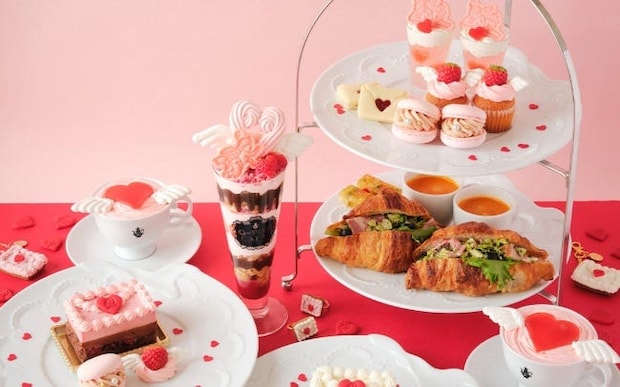 表参道・日比谷「Q-pot CAFE.」のLoveLetterメニュー。キュートすぎるケーキやアフタヌーンティーが勢揃い