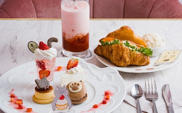 2月22日（日）の“猫の日” 限定イベントを開催！Q-pot CAFE.×コミック「深夜3時のくろねこ喫茶」コラボアフタヌーンティー