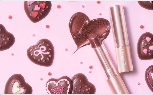 オペラのグロウリップティントから、バレンタイン限定色「カカオフレイズ」が発売！