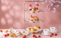 ストリングスホテル東京に桜×いちごのアフタヌーンティーが登場。ブランドいちごと桜のスイーツで春を感じて