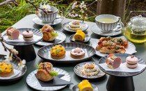 ホテル虎ノ門ヒルズ「ル プリスティン」から桜×デコポンのアフタヌーンティーが登場。新感覚のイタリアンセイボリーも