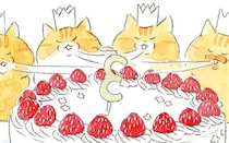 小さい時から誕生日に祝われるのが苦手だった私。猫たちに囲まれちょっと気持ちが変わって…？／深夜3時のくろねこ喫茶2(5)