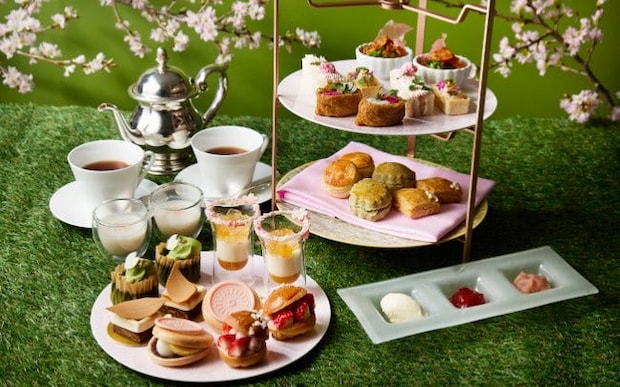 シャングリ・ラ 東京の「桜薫る春のアフタヌーンティー」は桜×発酵食材がテーマ。おかわり自由のできたてフレンチトーストも！