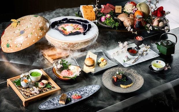 ザ・リッツ・カールトン東京で「鉄板焼アフタヌーンティー」を開催中。鉄板焼料理と高級日本茶を味わう茶懐石のようなコース