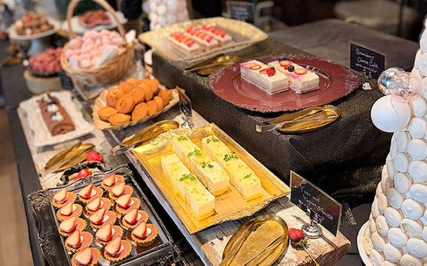 銀座ランチビュッフェ4000円台でこのクオリティは神！窯焼きピッツァ、出来たてパンケーキ、いちごスイーツも好きなだけ