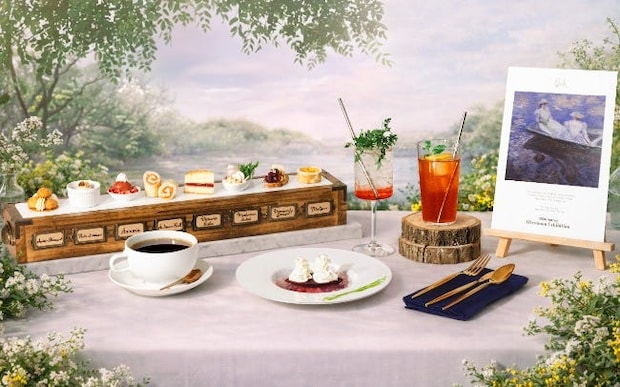 メズム東京と国立西洋美術館が初コラボ!クロード・モネの作品≪舟遊び≫をテーマにしたアートなアフタヌーンティー