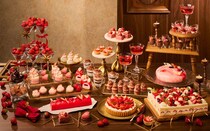 京都センチュリーホテルでレストラン改装後初のいちごビュッフェ開催。生いちご5種類や、できたてクレープシュゼットも