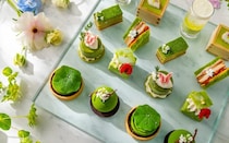 コンラッド東京から初夏の抹茶アフタヌーンティーが登場。京都・宇治産の抹茶を使った緑鮮やかなスイーツ＆セイボリー