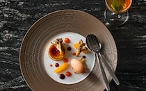 コンラッド大阪にデザートバー「mudae.（ムデ）by Justin Lee」がオープン。意外性に満ちたスイーツをコース仕立てで