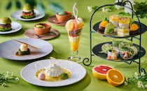 品川プリンスホテルから八女茶と柑橘のアフタヌーンティーが登場。選べるグランデセールなど初夏が薫る爽やかな味わい