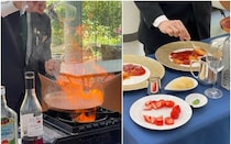 赤い炎が圧巻！いちごクレープシュゼット付きフレンチをウェスティンホテル大阪で体験