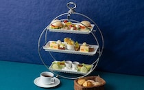 小田急ホテルセンチュリーサザンタワーのメロンアフタヌーンティー。みずみずしいメロンのショートケーキなど