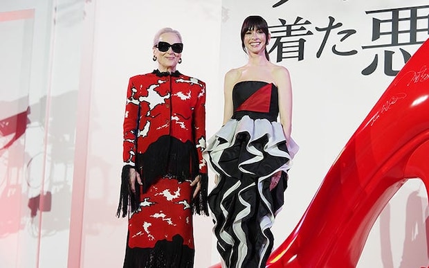 20年ぶりの奇跡！メリル・ストリープ＆アン・ハサウェイ来日、熱狂のレッドカーペット