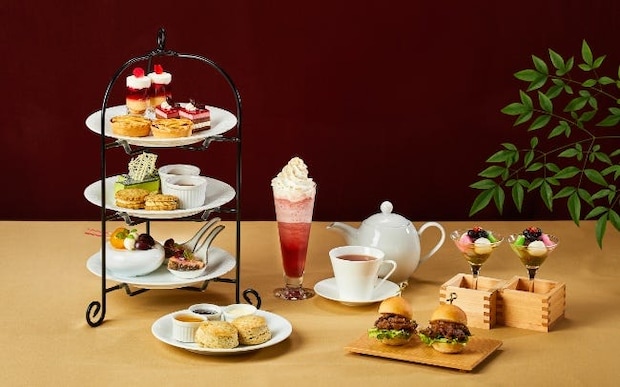 ホテル櫂会の「Tea & Cherry Afternoon Tea」。旬のチェリーとお茶を堪能する贅沢スイーツから、体にやさしい和パフェまで
